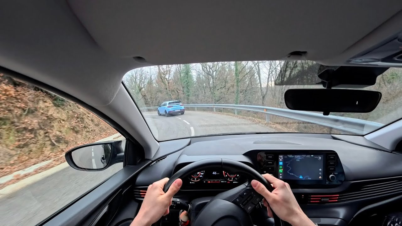 POV Ruta de montaña relajante | Conducción tranquila con amigos