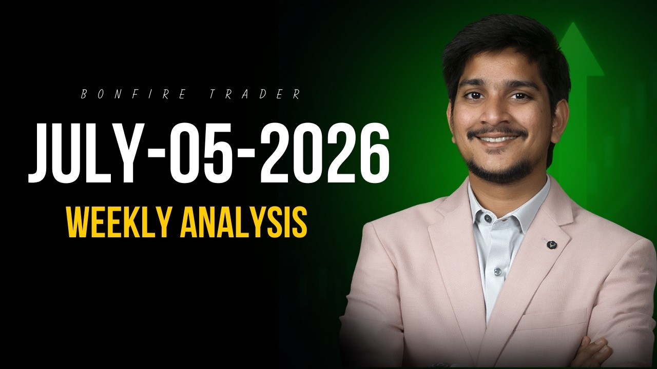 HDFC, Axis & Kotak Q1 Business Updates | Monday Market Outlook | Bitcoin, Gold & Weekly Key Events |