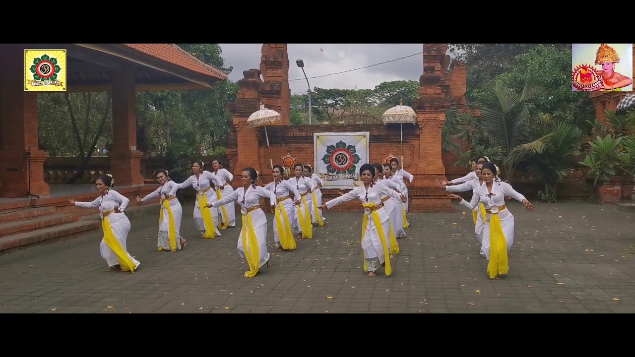 Tari Rejang Teratai Putih Maskot Pinandita Sanggraha Nusantara bersama Pencipta Tari : I Ketut Rena