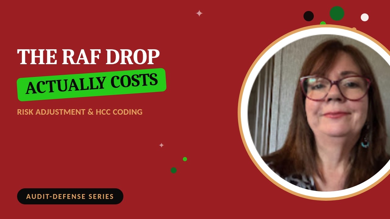What a RAF Drop Actually Costs: Doing the Math on Incomplete Coding