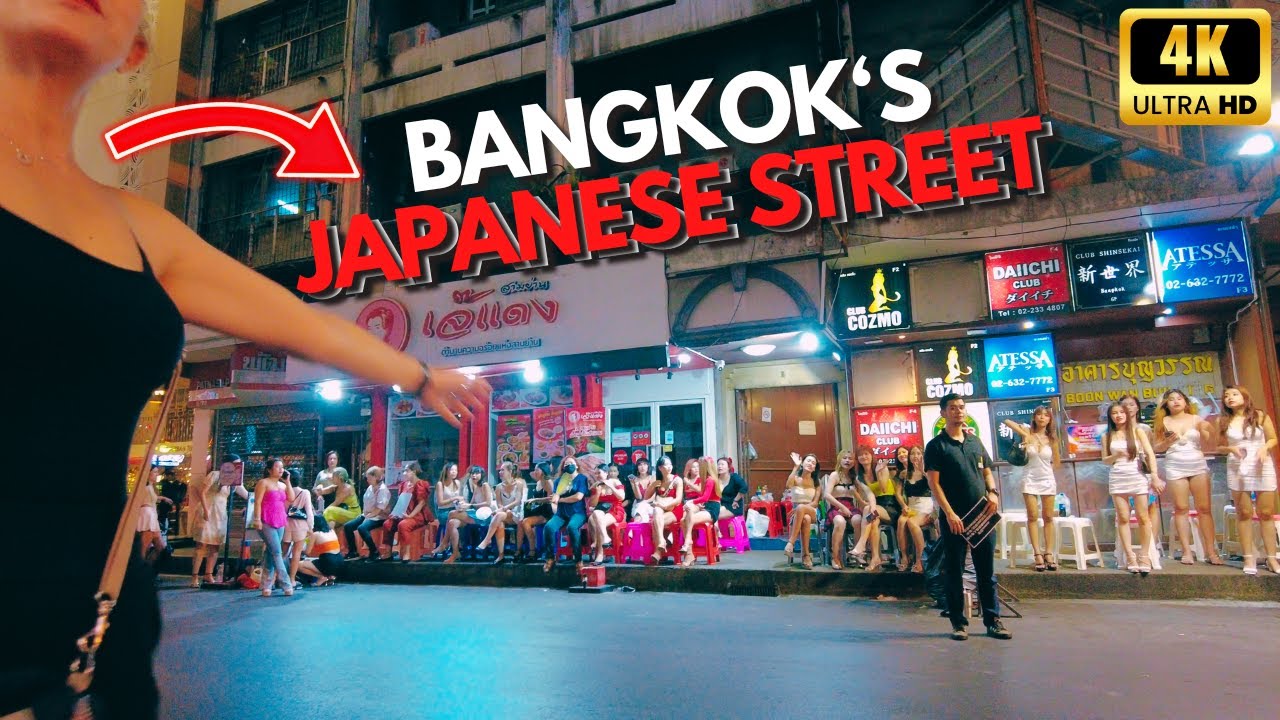 Bangkok's Japanese Street - Soi Thaniya and Patpong Market