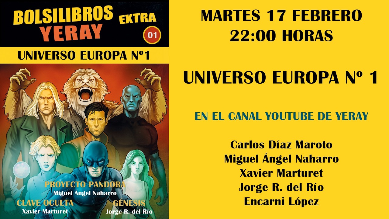 Presentación Bolsilibros Extra - Universo Europa Nº 1