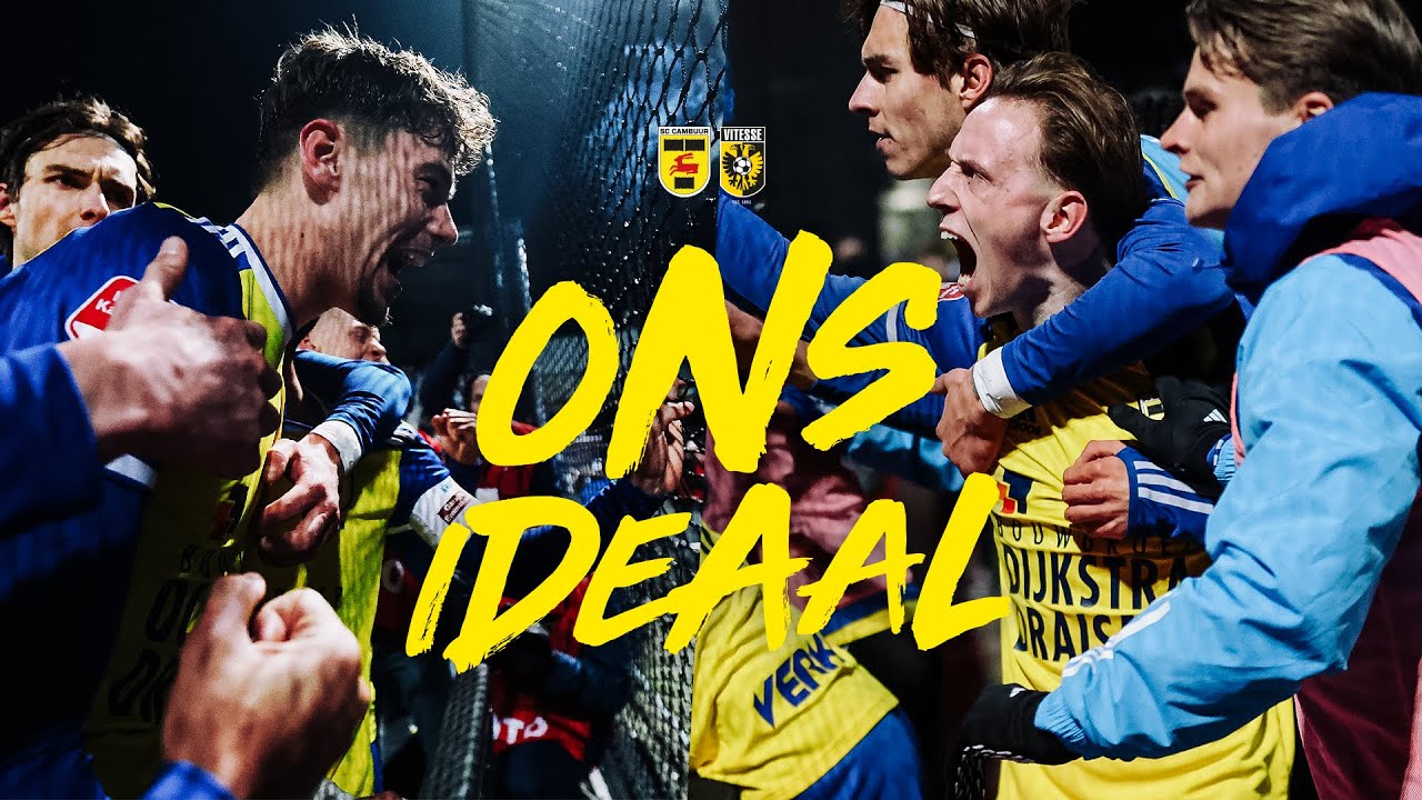 ONS IDEAAL 💛💙 | Door naar de halve finale! 👏| SC Cambuur - Vitesse ⚔️