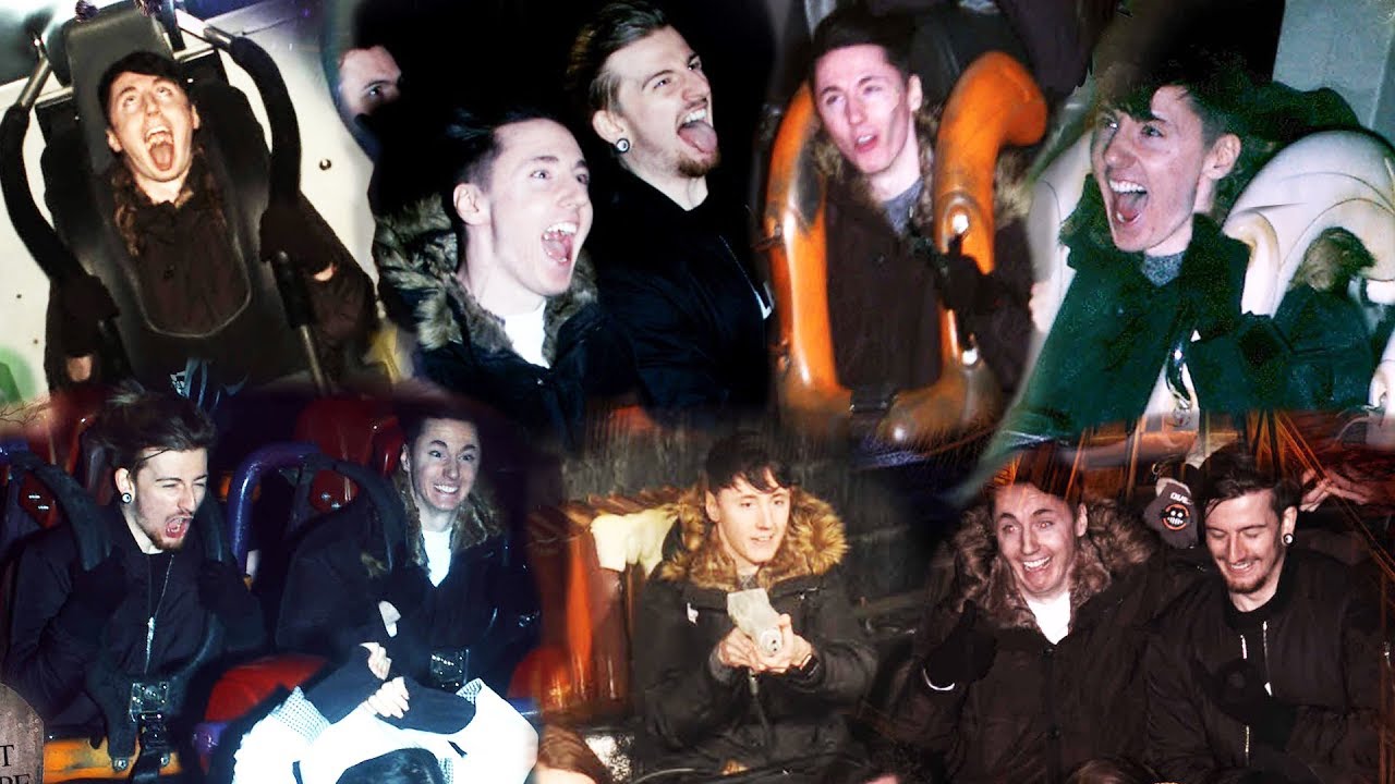 THE BEST TRIP EVER! || Alton Towers Scarefest w/ 8BitRyan & DAGames