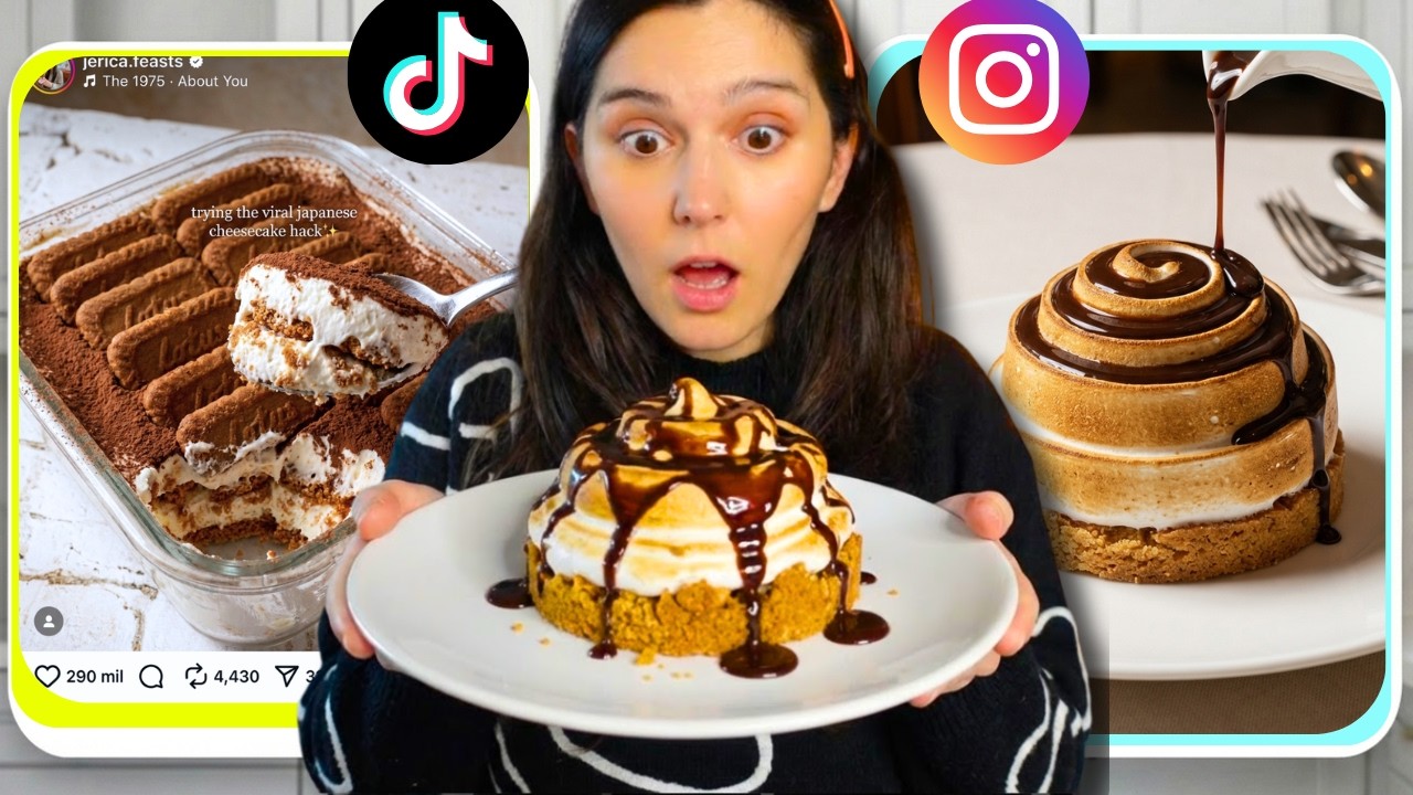 Cocinando RECETAS VIRALES de TikTok y Instagram para ver si son ricas 