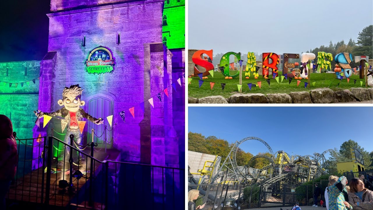 Alton Towers Scarefest 2025 vlog | Day 1 | October 2025