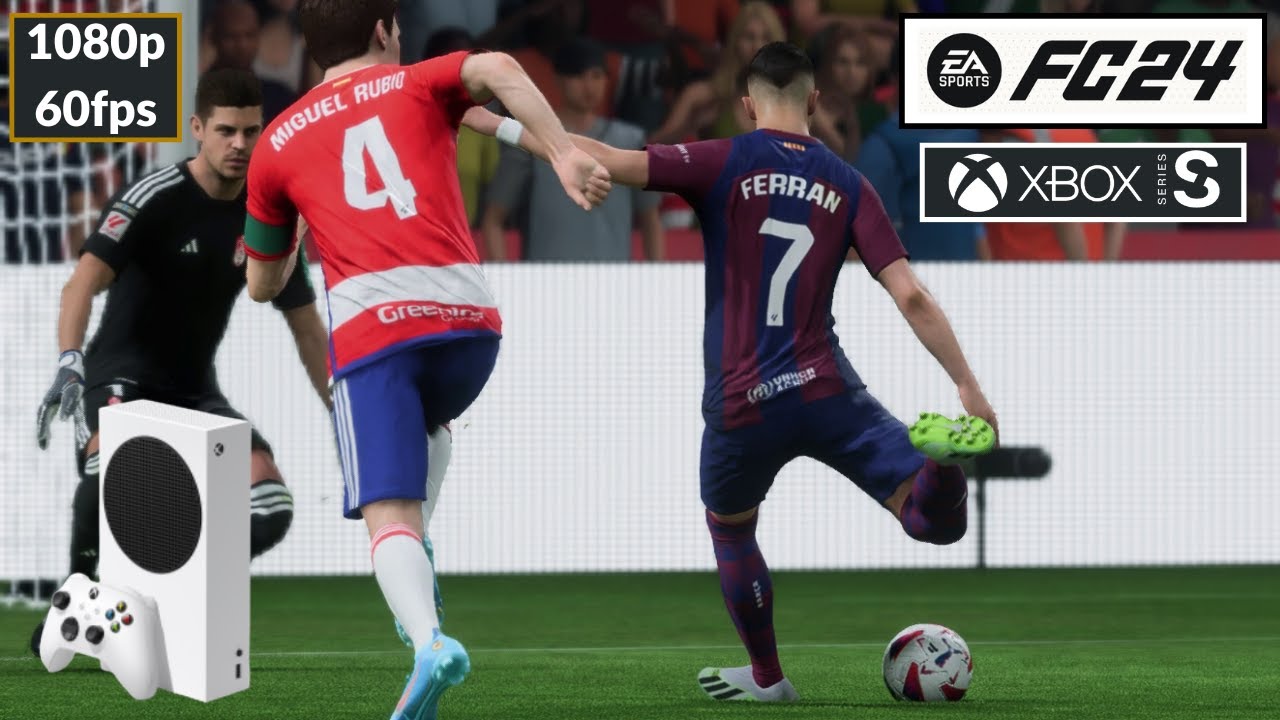 EA FC 24 - Granada vs Barcelona | Xbox Series S Gameplay (1080p 60fps)