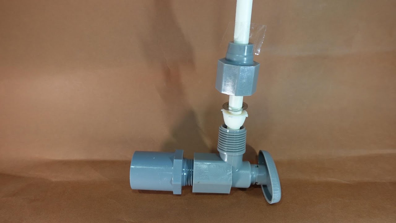廁所水箱 更換曲尺掣 教學 Toilet inlet switch replacement