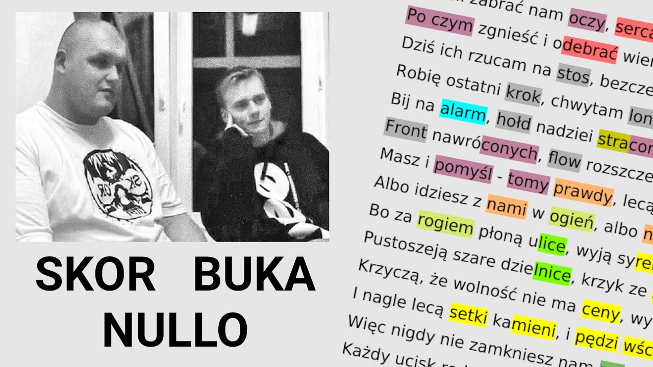 Skor & Nullo & Buka - Nadzieja Straconych | Rym za rymem (REMAKE)