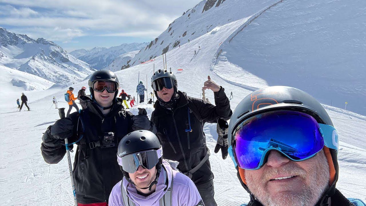 Novice boy goes Skiing with el Padre  - Serre Chevalier