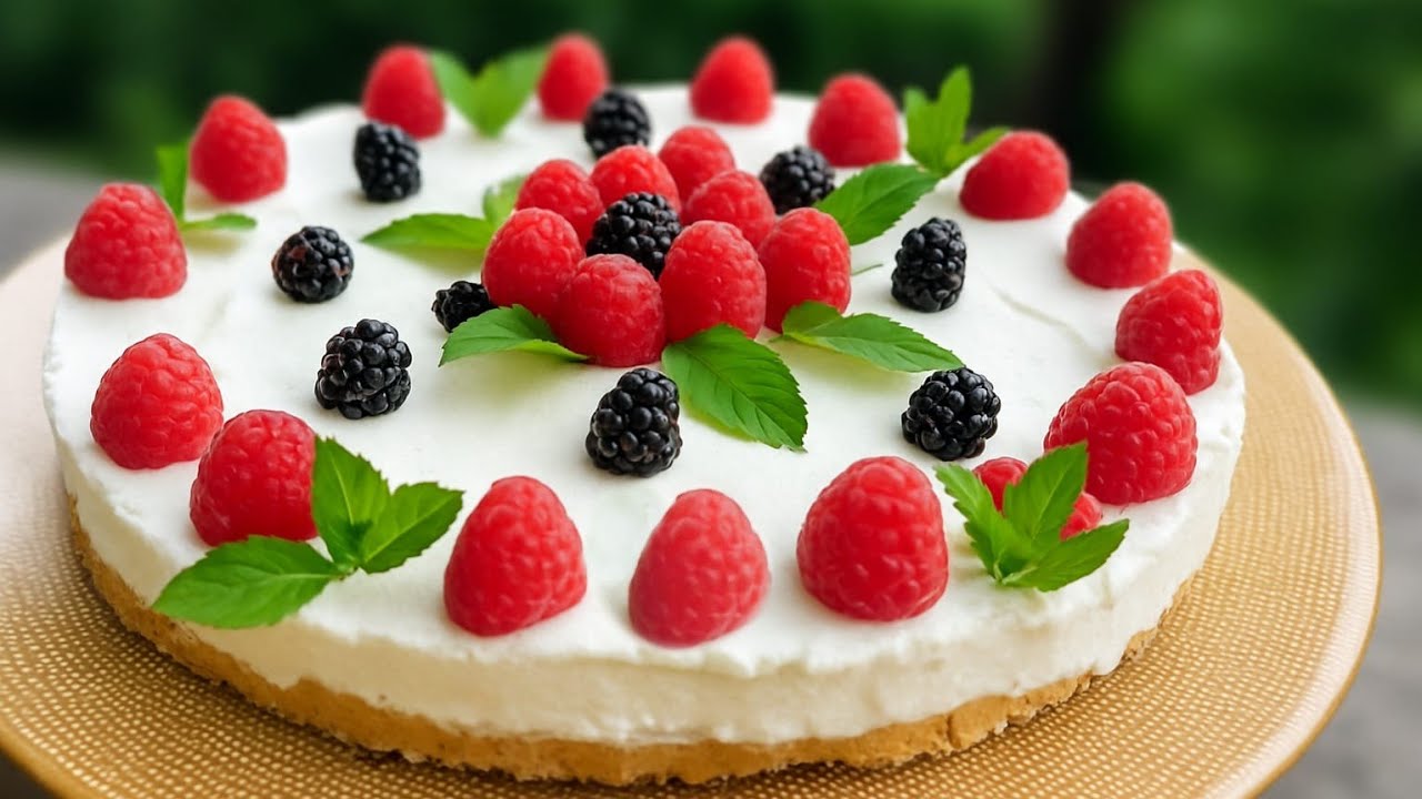 🍰 Cheesecake fresca e cremosa con ricotta, senza cottura e senza gelatina| Ricetta facile