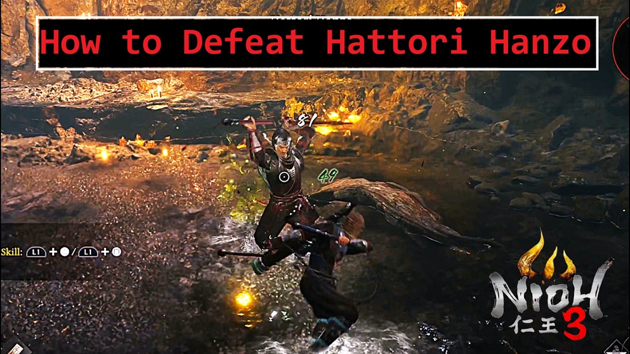 Nioh 3: How to Defeat Hattori Hanzo Boss Fight. Fastest / Easiest / Cheese-iest Method.