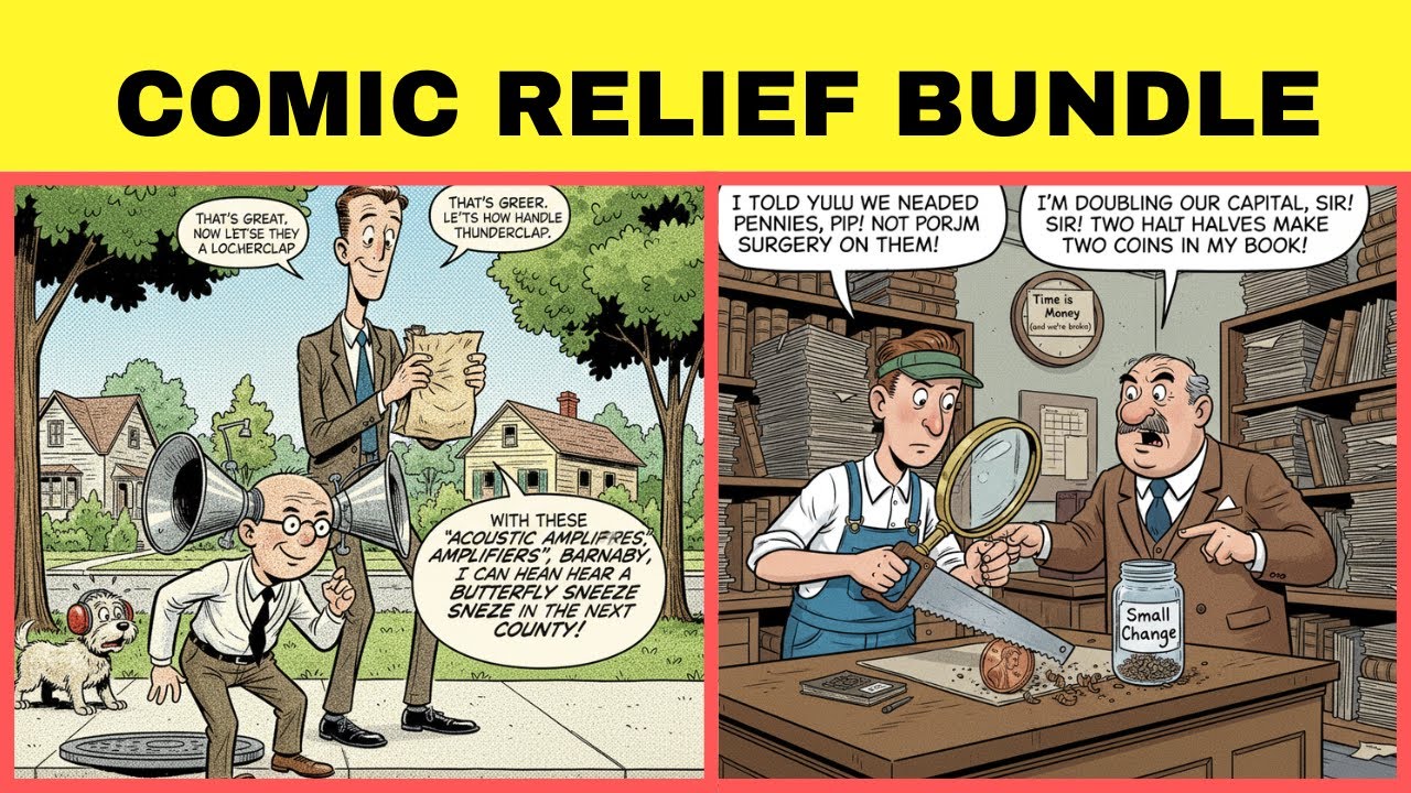 Legendary Cartoon Strips That Lift Your Mood Fast 😂 | Comic Relief Bundle #comics #funny #vintage