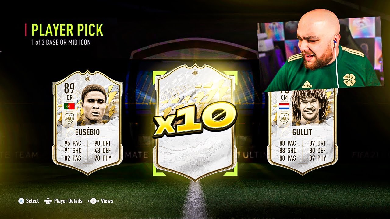 THIS IS WHAT I GOT IN 10X BASE OR MID ICON PLAYER PICKS! | FIFA 22 ULTIMATE TEAM