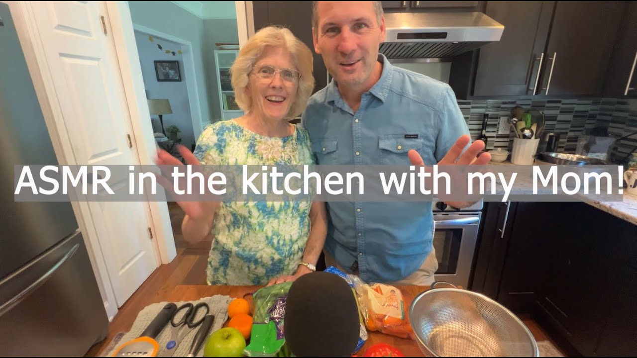 Epic ASMR kitchen sounds with my Mom part 1