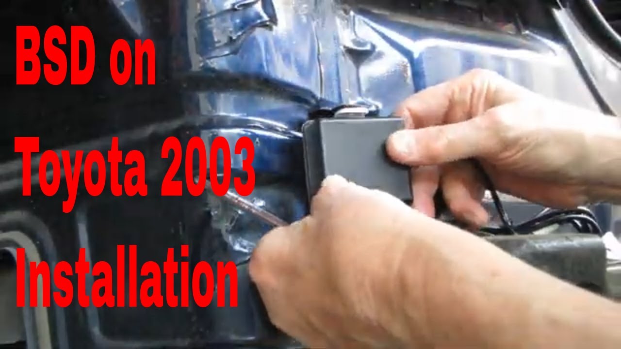 Unboxing and Installing the Blind Spot Detection System (BSD) on Toyota Camry 2003
