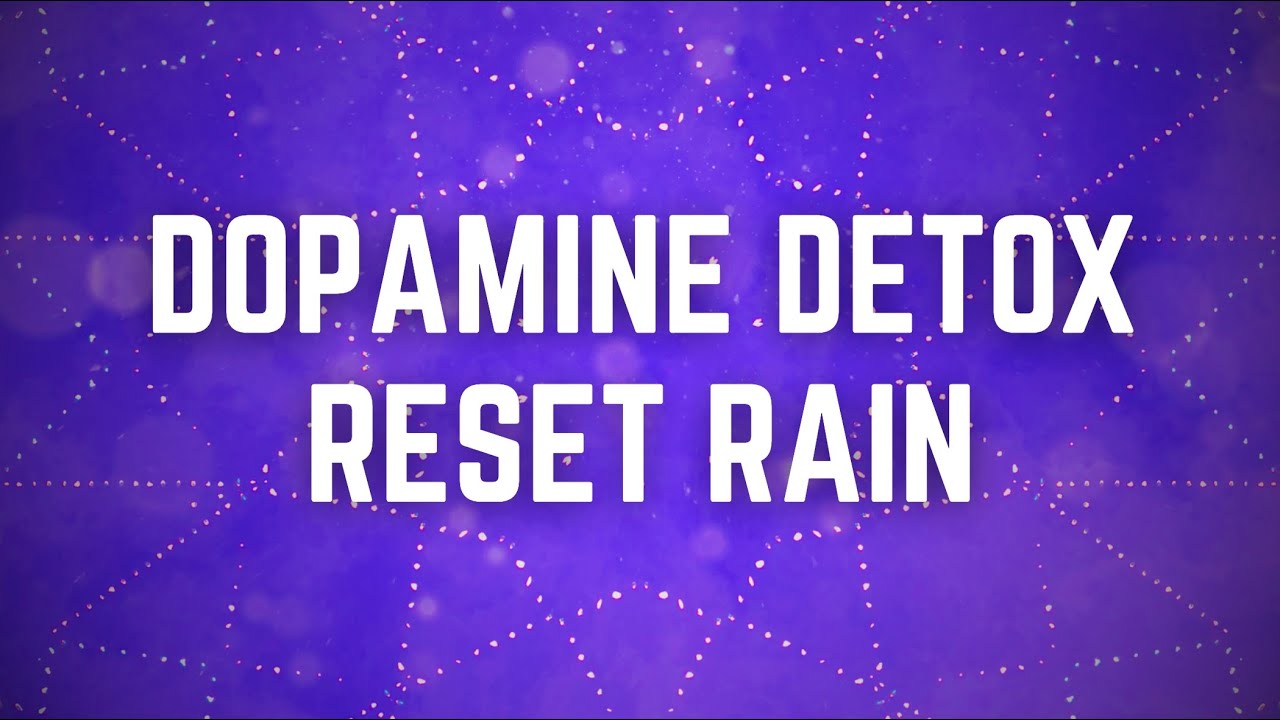 DOPAMINE DETOX RESET RAIN | 12 Hours | Black Screen | No Midway Ads | Relax/ Sleep/ Calm Anxiety