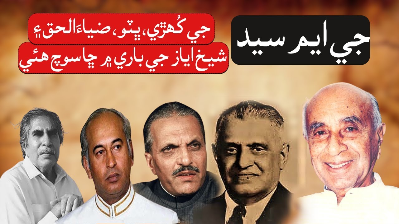 What were G.M Syed’s views on Ayub Khuhro, Zulfikar Ali Bhutto, Zia-ul-Haq, and Sheikh Ayaz?