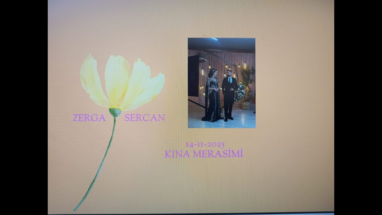 Zerga & Sercan çiftimizin kına merasimi 14-11-2025