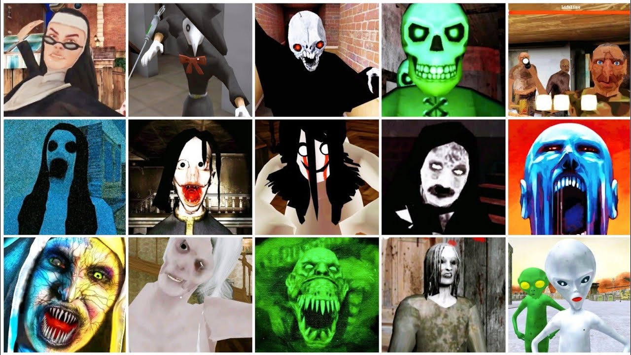 Jumpscares #15 | Evil Nun 2 - Doctor Warden - Rising Evil - Evilnessa - EVil Demon - The Twins