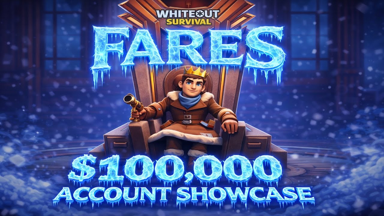 Fares $100,000 Account Showcase🤯 | Whiteout Survival