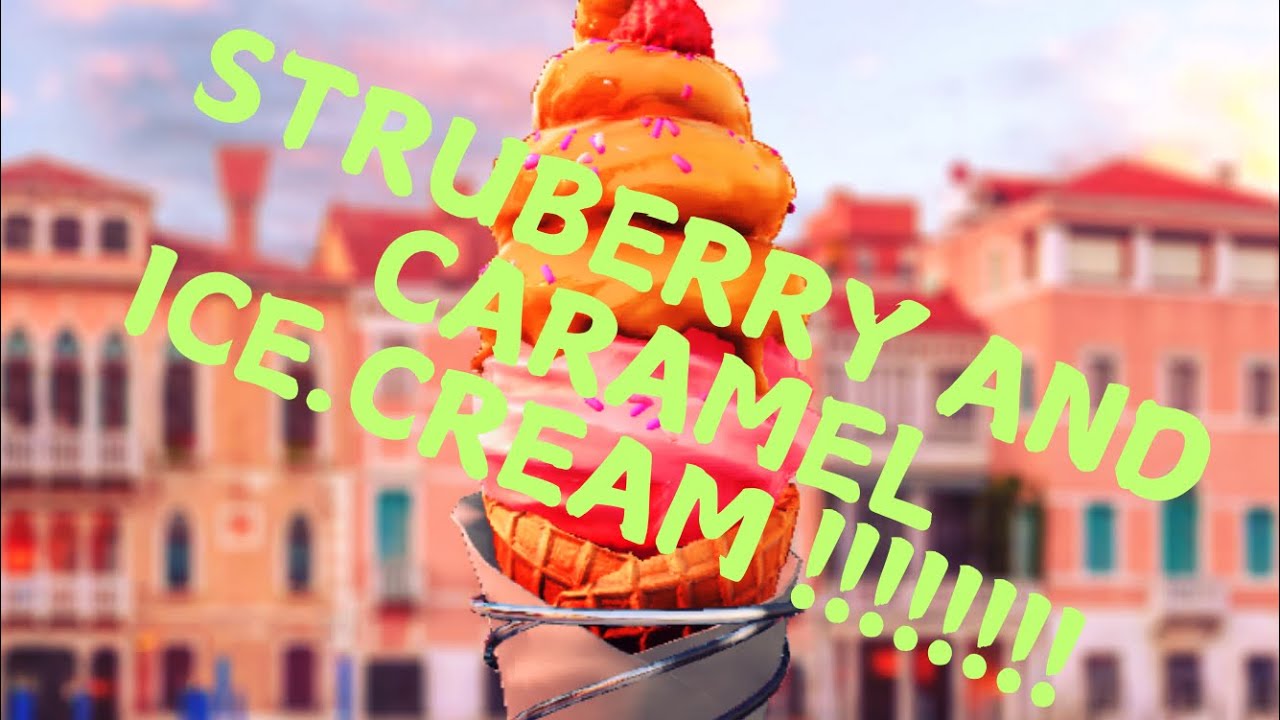 Yummy Strawberry Caramel Ice Cream: Easy Making for Kids!