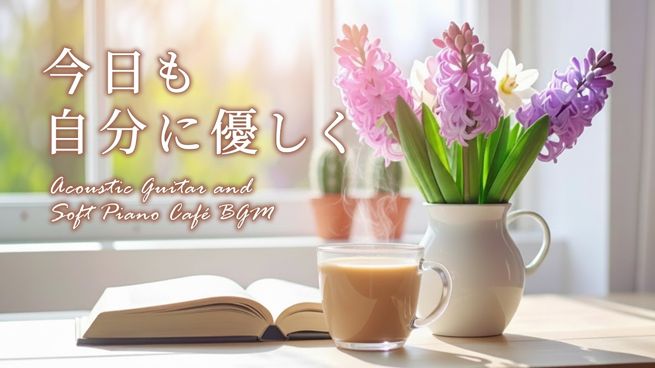 【春の癒しBGM】やさしい朝に心ほどける🌸穏やかなアコースティックギター＆ピアノBGM｜作業用・家事・読書・リラックス #chill #作業用bgm
