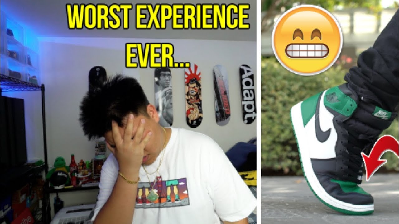 AIR JORDAN 'PINE GREEN' 1 REVIEW + ON FEET!!! (WORST RETAIL COP EXPERIENCE EVER)
