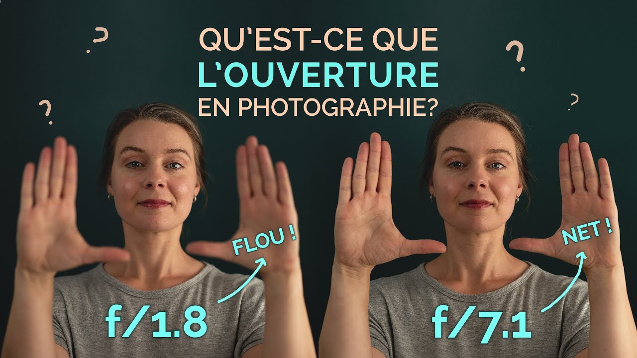 L'OUVERTURE en photographie expliquée en 6 minutes ! 🙌📸😀
