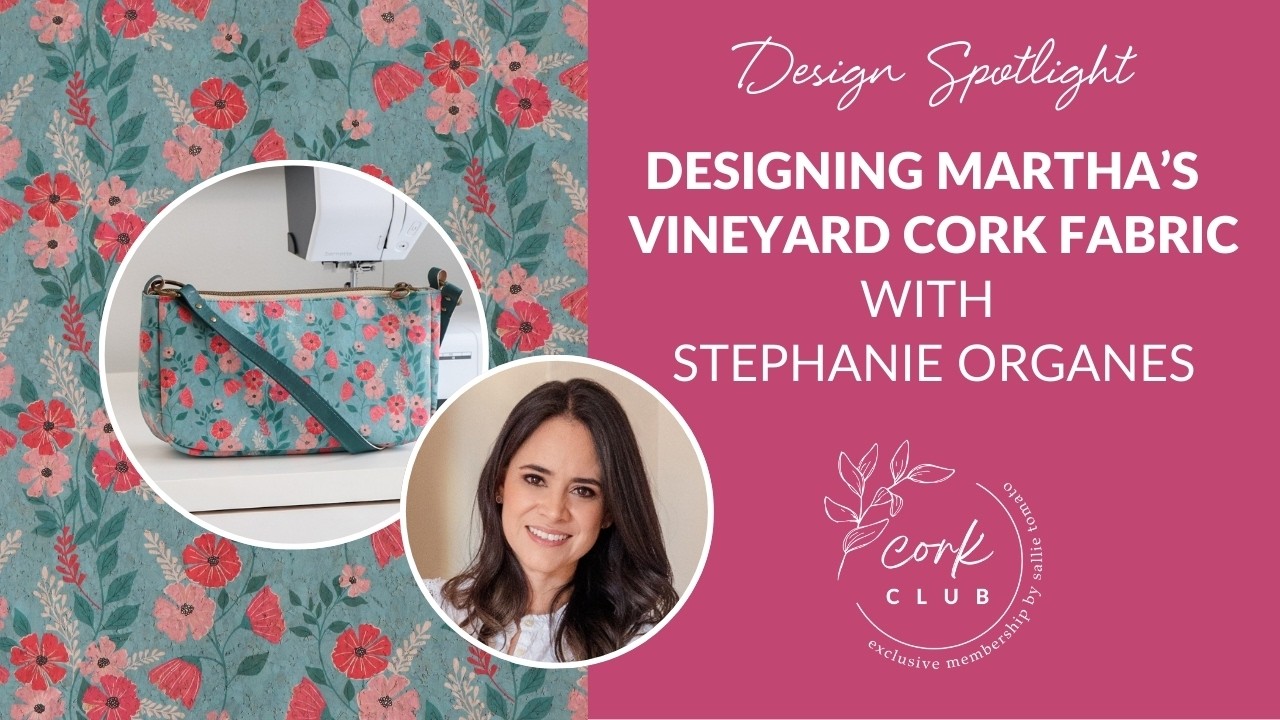 Пробковая ткань Stephanie Organes Martha's Vineyard | Эксклюзивный выпуск Sallie Tomato Cork Club