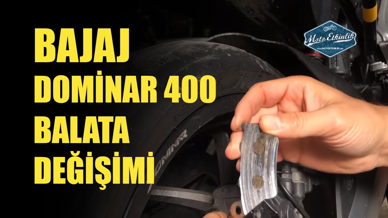 Bajaj Dominar 400 Arka Fren Balatası Değişimi