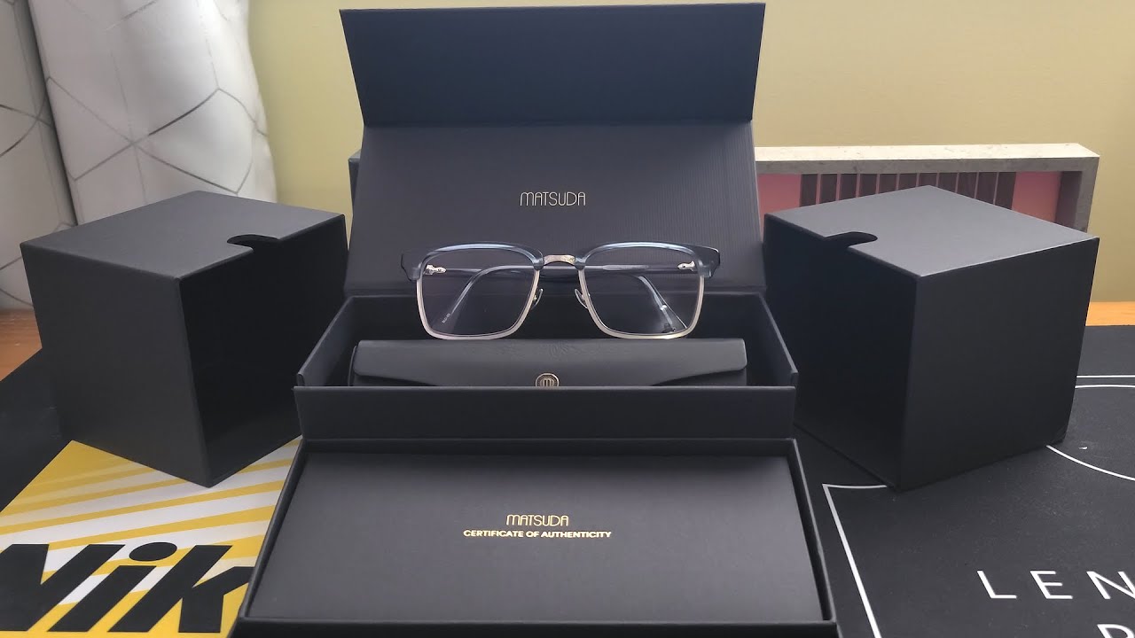 $1,150 Glasses… Are They Worth It? || Matsuda M2063 BLD-BS || #matsuda #unboxing #glasses
