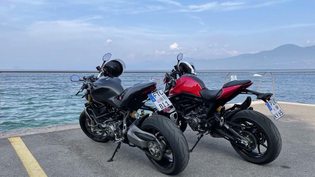 Lago di Garda with Ducati Monsters (Gardasee)