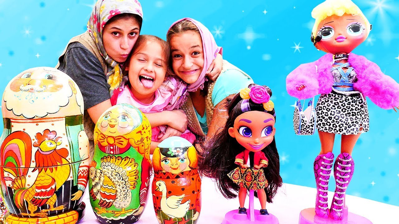 Fındık ailesi. Selin Rusya'dan hediyelerle dönüyor. Çocuk oyunları