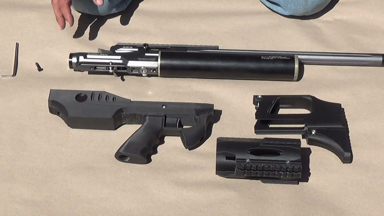 Устанавливаем комплект BBA BullPup на винтовку AEA Element Max .58cal, а затем стреляем специальн...