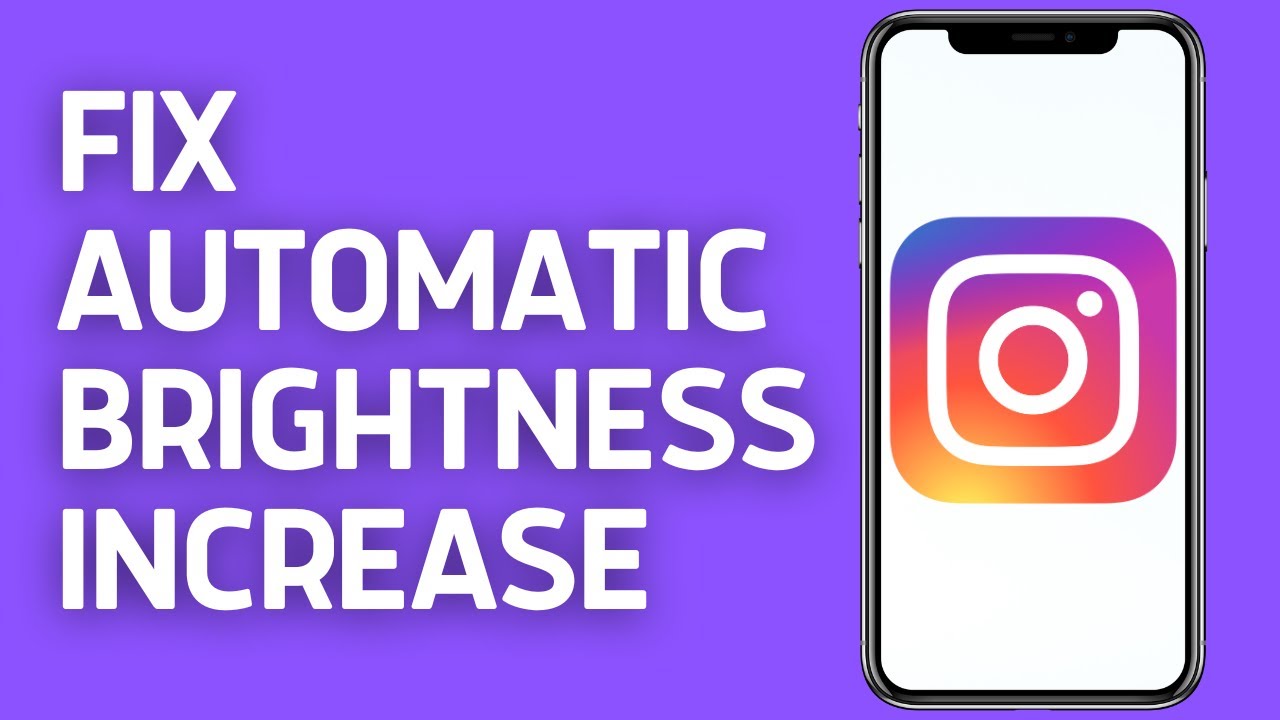 Как исправить автоматическое увеличение яркости в Instagram (ЛЕГКО)