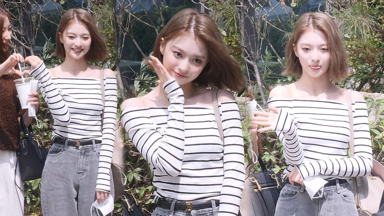 프로미스나인 이나경 직캠 (fromis_9 Nagyung) @ 220613 불후의명곡 출근길