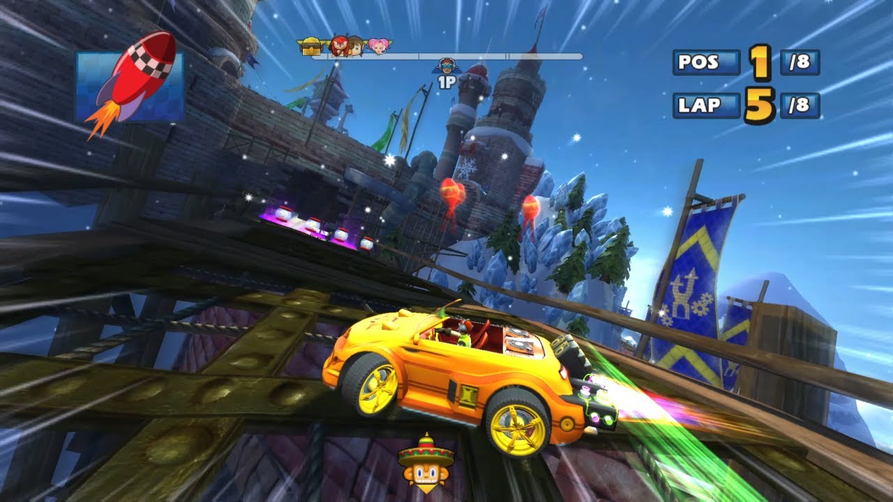 BEAT Rampart Road 8 Laps Expert (Request) Sonic & SEGA All Stars Racing. PC 2021!