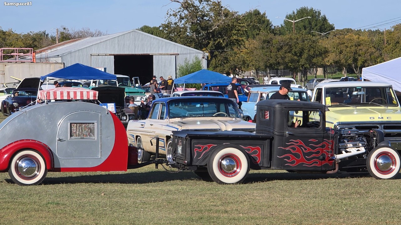 Chupacabras car club host Pistons and Paint car show 2025 full coverage Samspace81 vlog 100s of cars