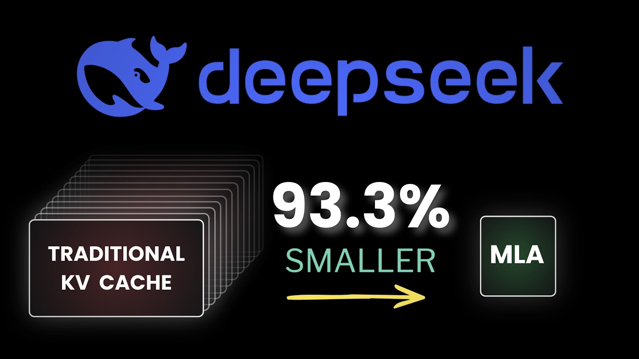 Как DeepSeek сократил кэш ключ-значение на 93% | Многоголовочный механизм скрытого внимания (MLA)