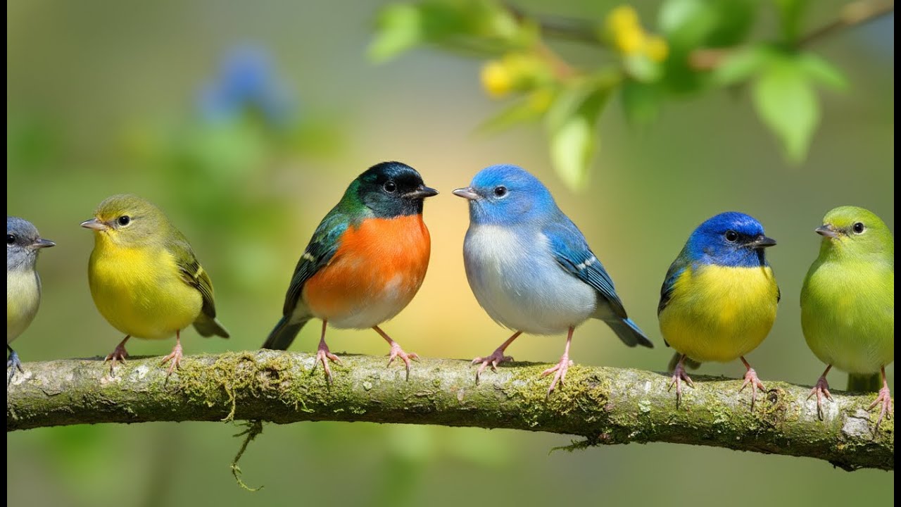 Relaxing Nature Sounds & Scenic Italian Landmarks | 4K Bird & Nature