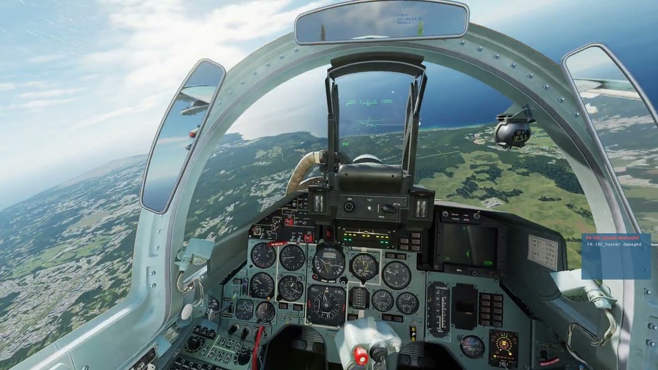 DCS Su 27 vs F-18 Fight