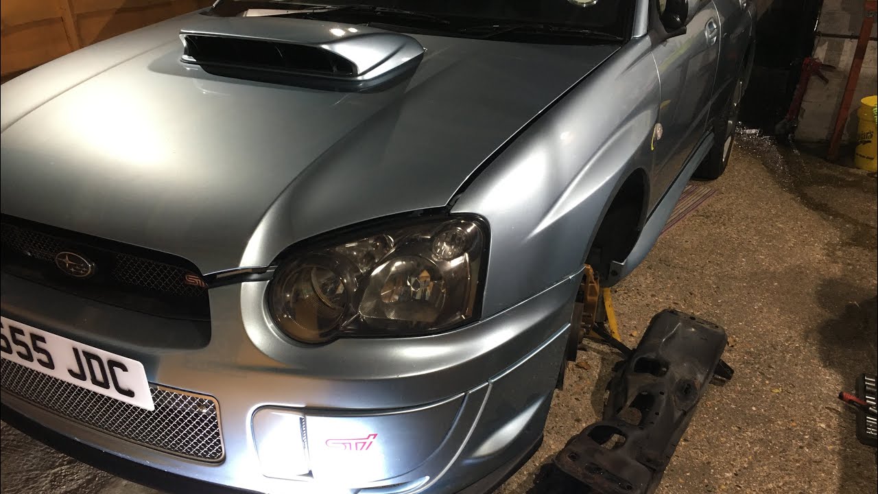 Subaru Wrx STi 2004 - engine cradle removal tips (engine sub frame)