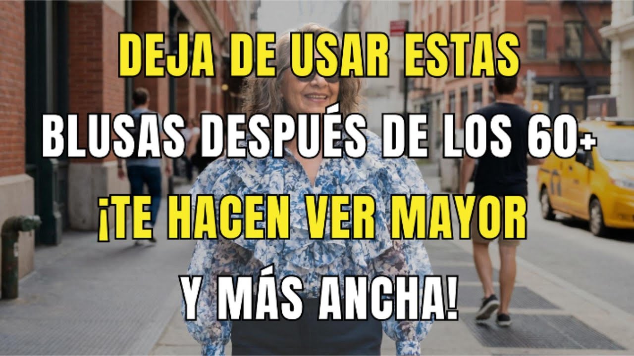 7 errores con blusas que las mujeres mayores de 60 deben dejar de cometer ¡AHORA!