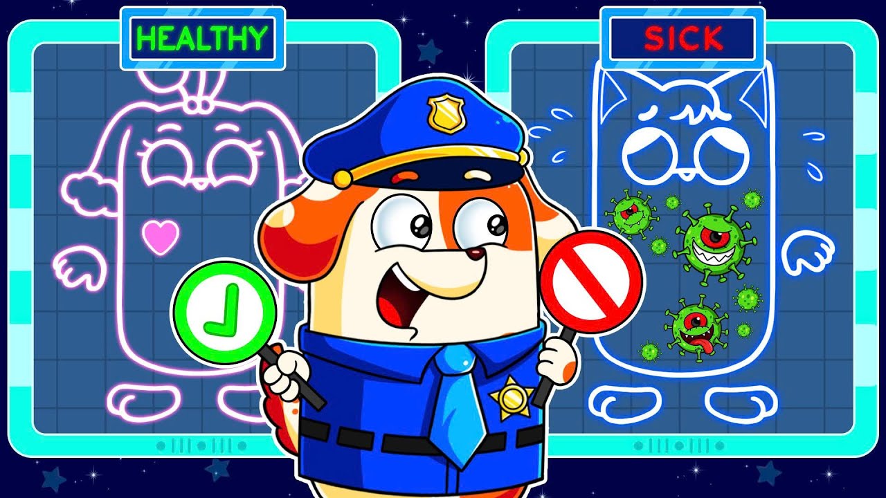 Los Niños Aprenden a Prevenir Virus | Dibujos Animados | PowerPup Hoo Doo