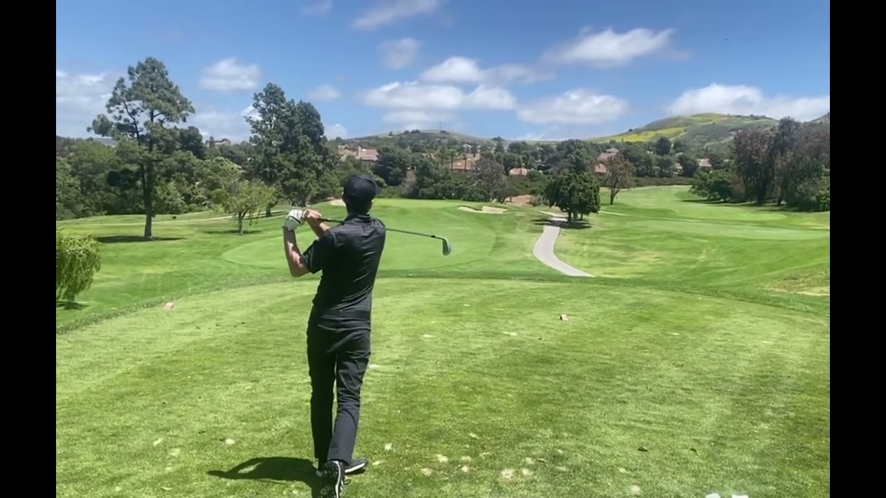 Dave Skousen at San Juan Hills Golf Club - #7 171 par three and #9 192 par three