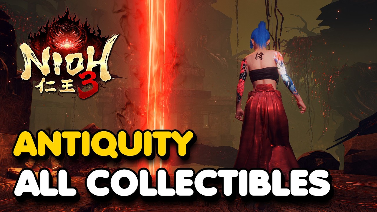 Nioh 3 - Antiquity All Collectibles (The Spirit Tree Village & Dark Roots)