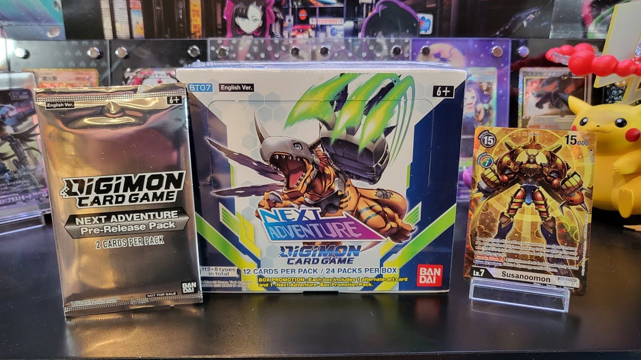 Digimon BT07 Next Adventure Booster Box Opening