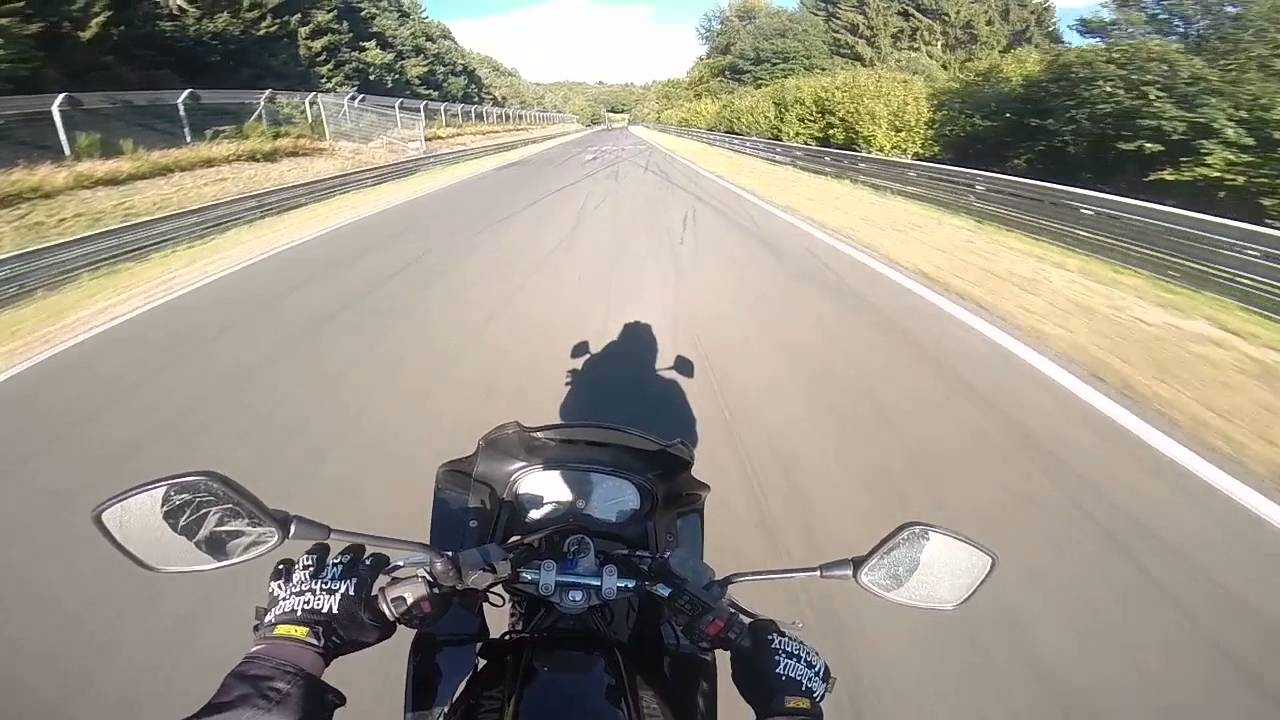 yamaha xj600 diversion nordschleife lap