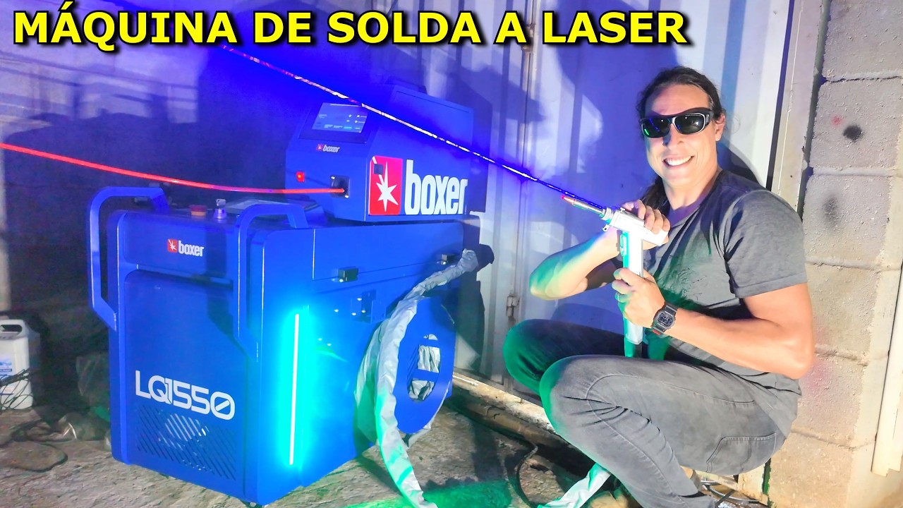 ENTREGA TÉCNICA MÁQUINA DE SOLDA A LASER BOXER LQ 1550/2050